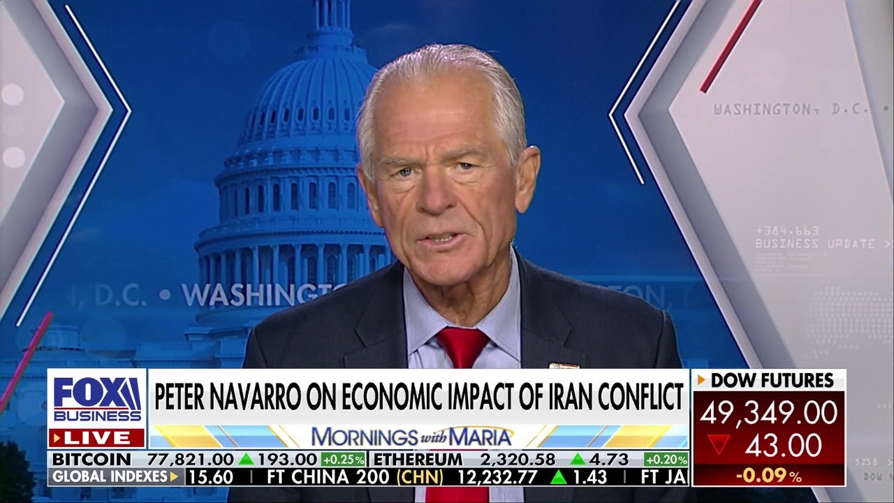Iran conflict could lower oil prices amid Strait of Hormuz threat: Peter Navarro