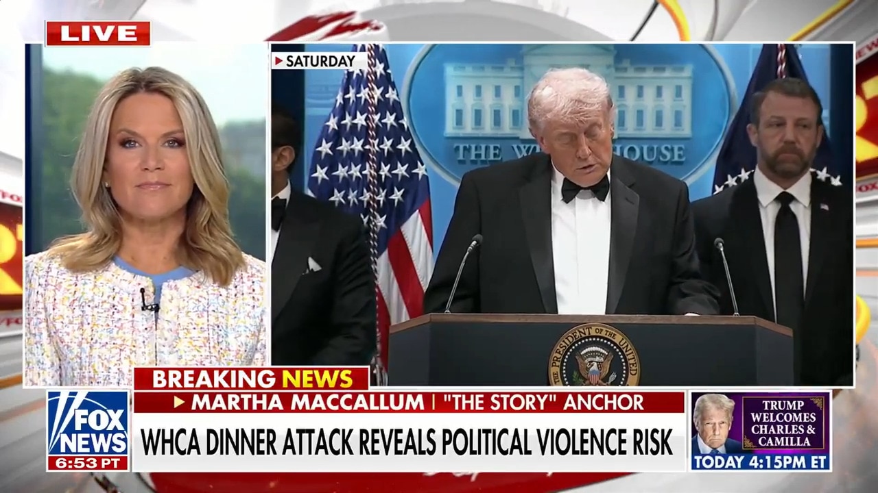 Trump addresses WHCA Dinner shooting fallout ahead of King Charles visit