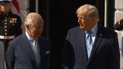 Trump and first lady greet King Charles III and Queen Camilla at the White House