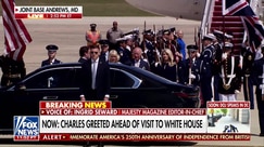 King Charles III, Queen Camilla greeted ahead of White House visit