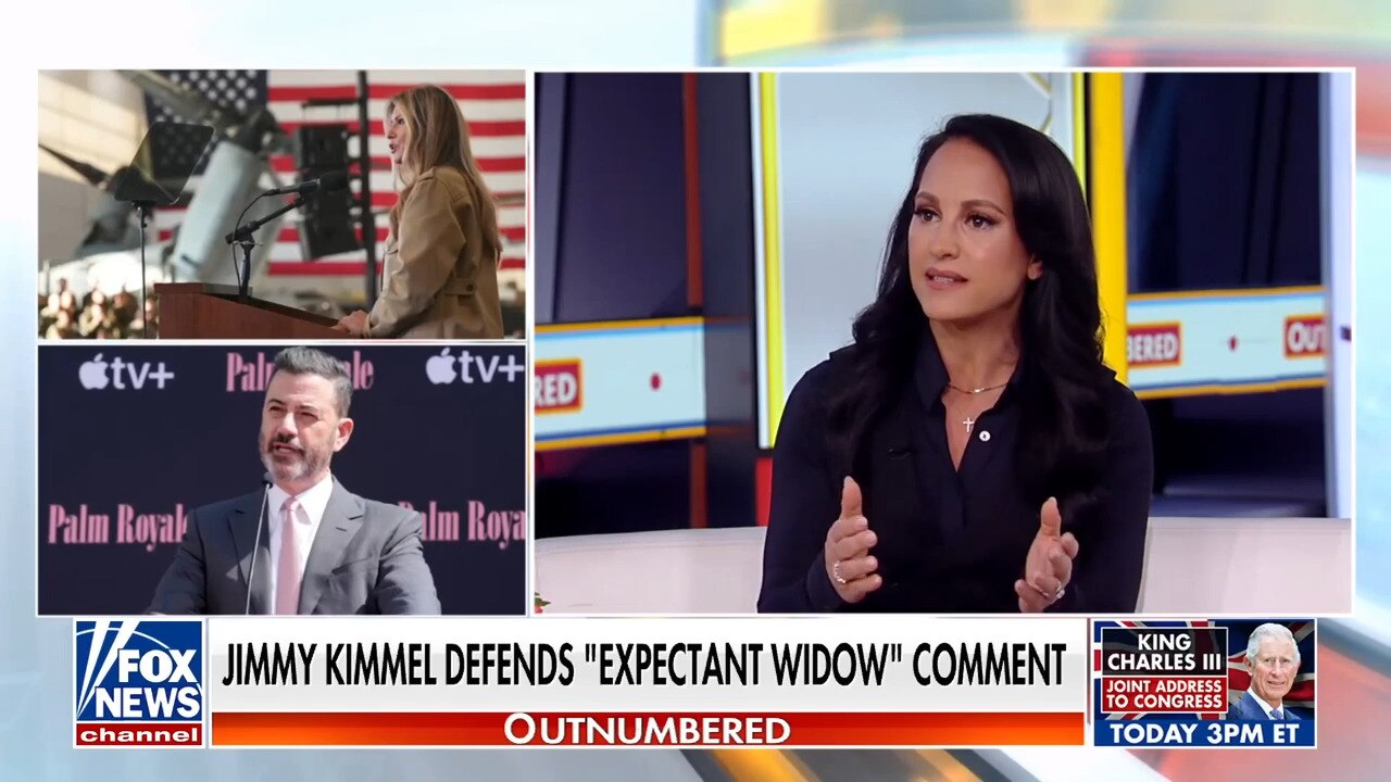 Jimmy Kimmel defends 'expectant widow' joke about Melania Trump, sparking outrage