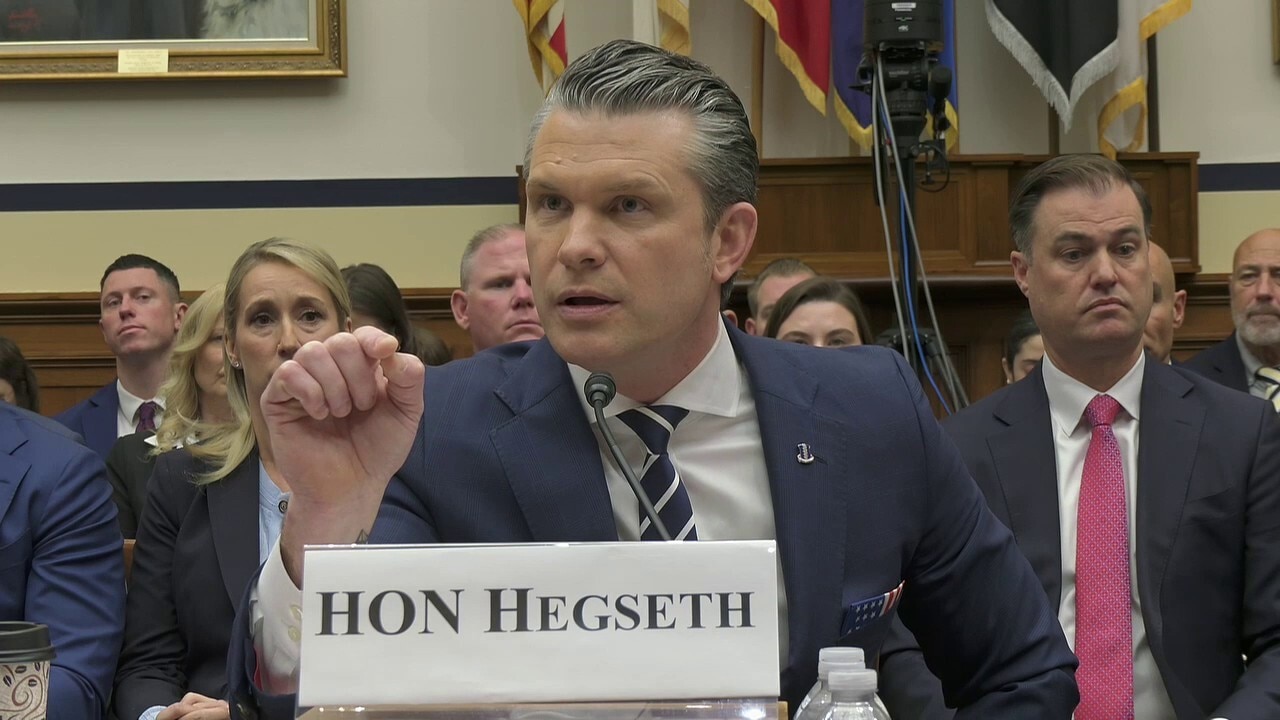 War Secretary Hegseth asks House Democrats: 'Who are you cheering for?'