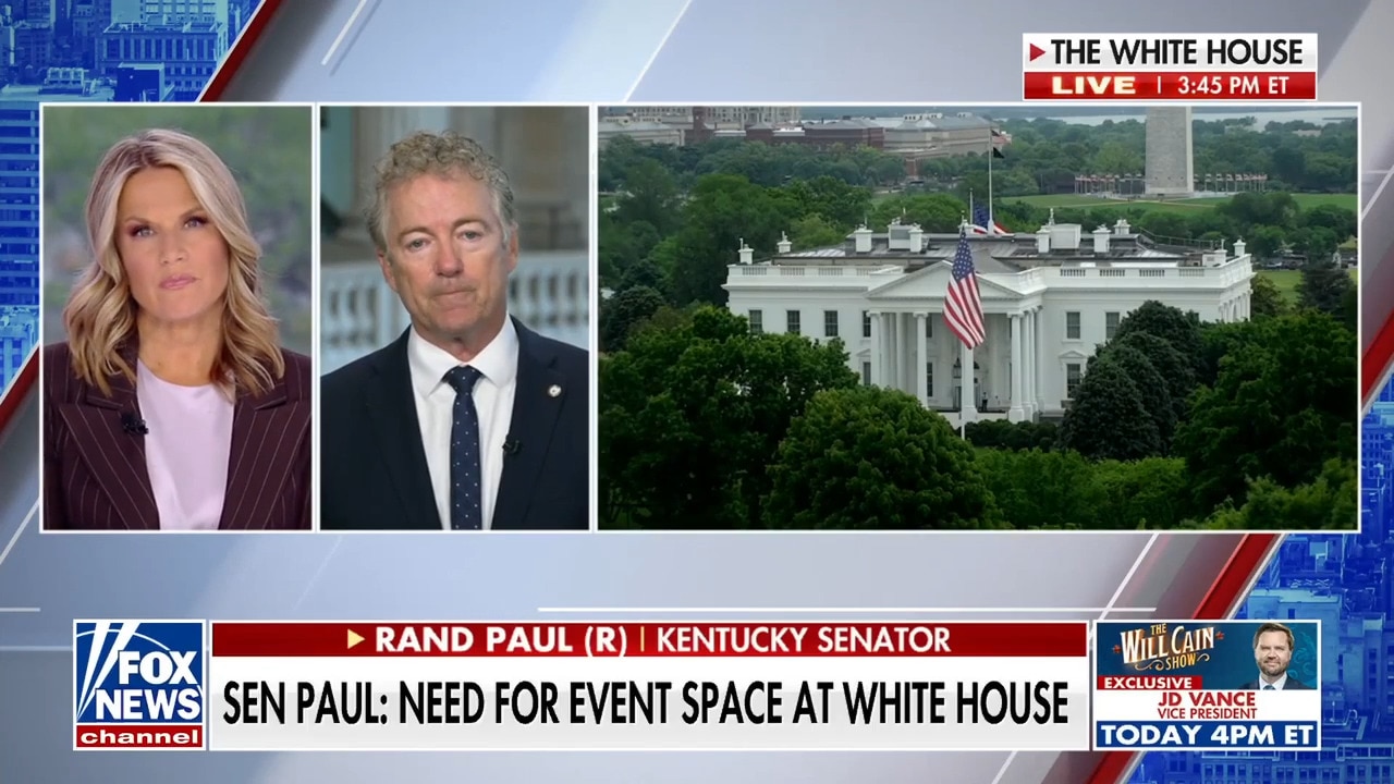 Sen. Rand Paul backs White House ballroom after WHCA shooting