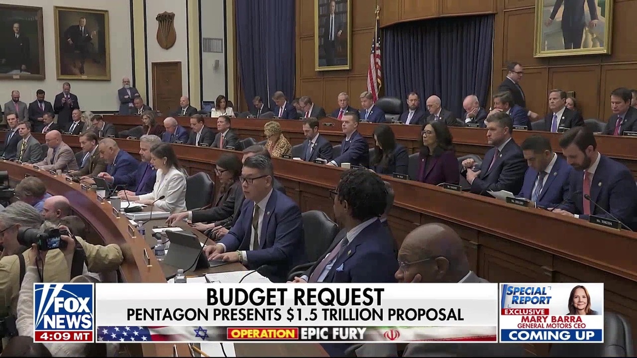 Hegseth, Caine defend Pentagon’s budget request on Capitol Hill
