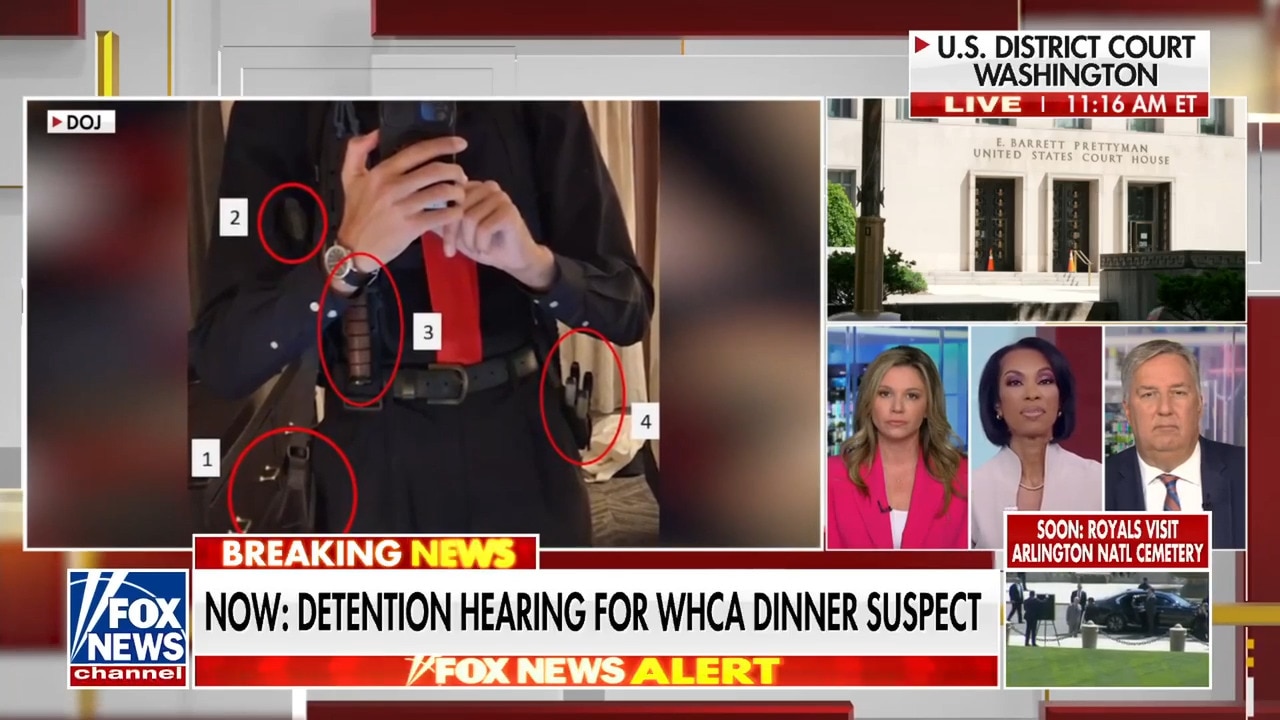 WHCA dinner suspect faces detention hearing for alleged plot to assassinate Trump