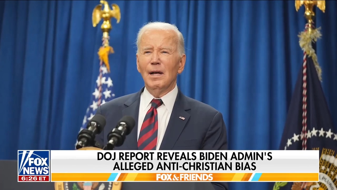 DOJ report reveals alleged Biden admin anti-Christian bias