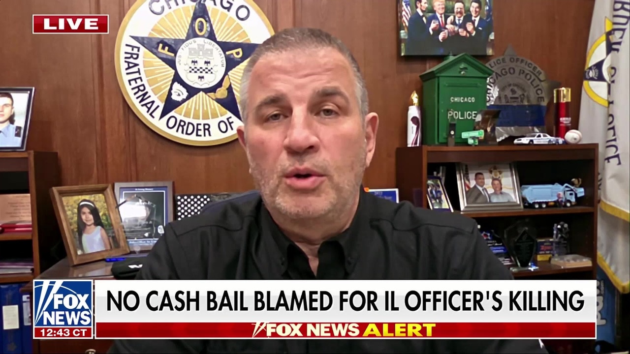 Chicago FOP president blames no-cash bail for officer's killing