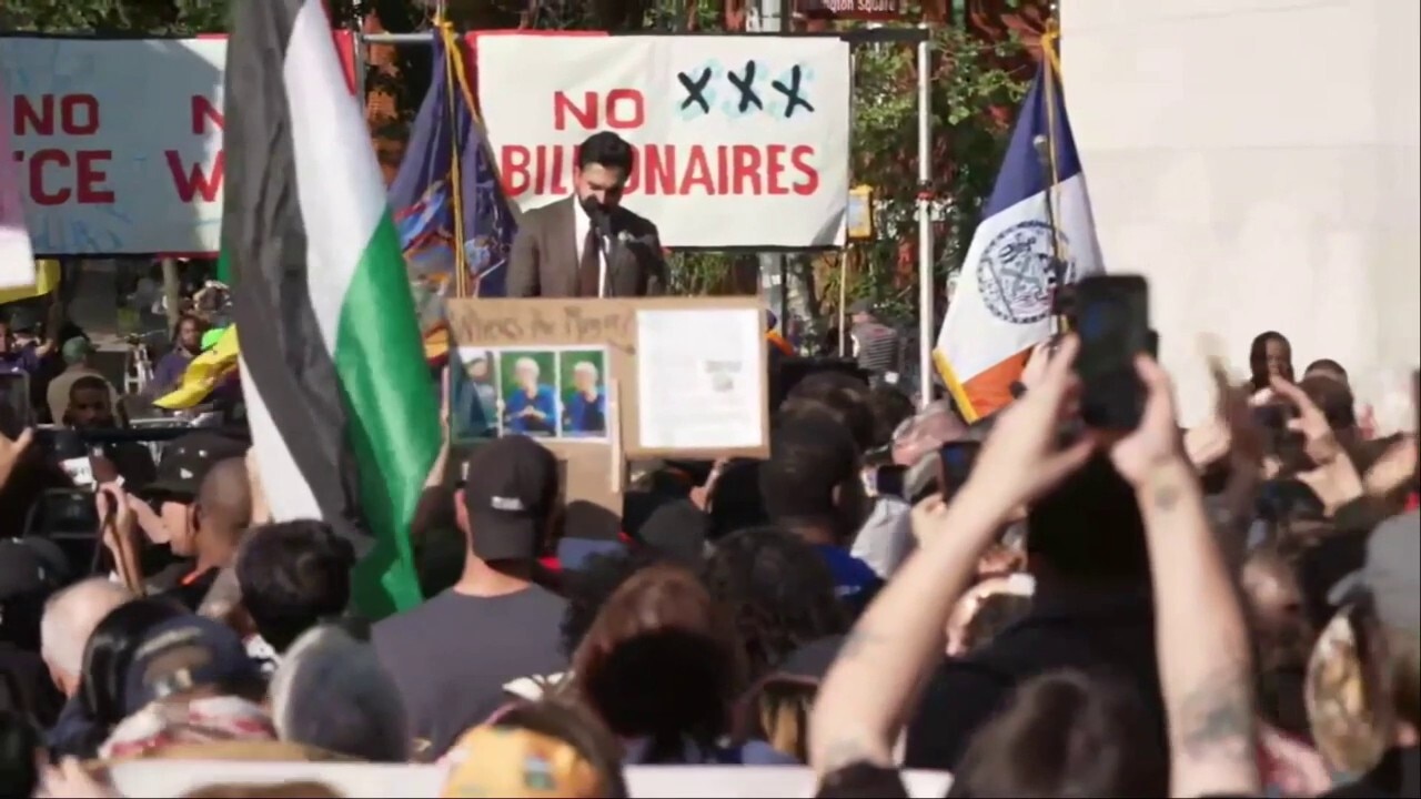 Mamdani speaks at NYC May Day rally