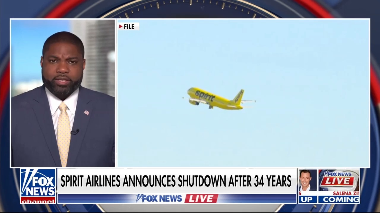 Byron Donalds on Spirit Airlines shutdown, national debt concerns