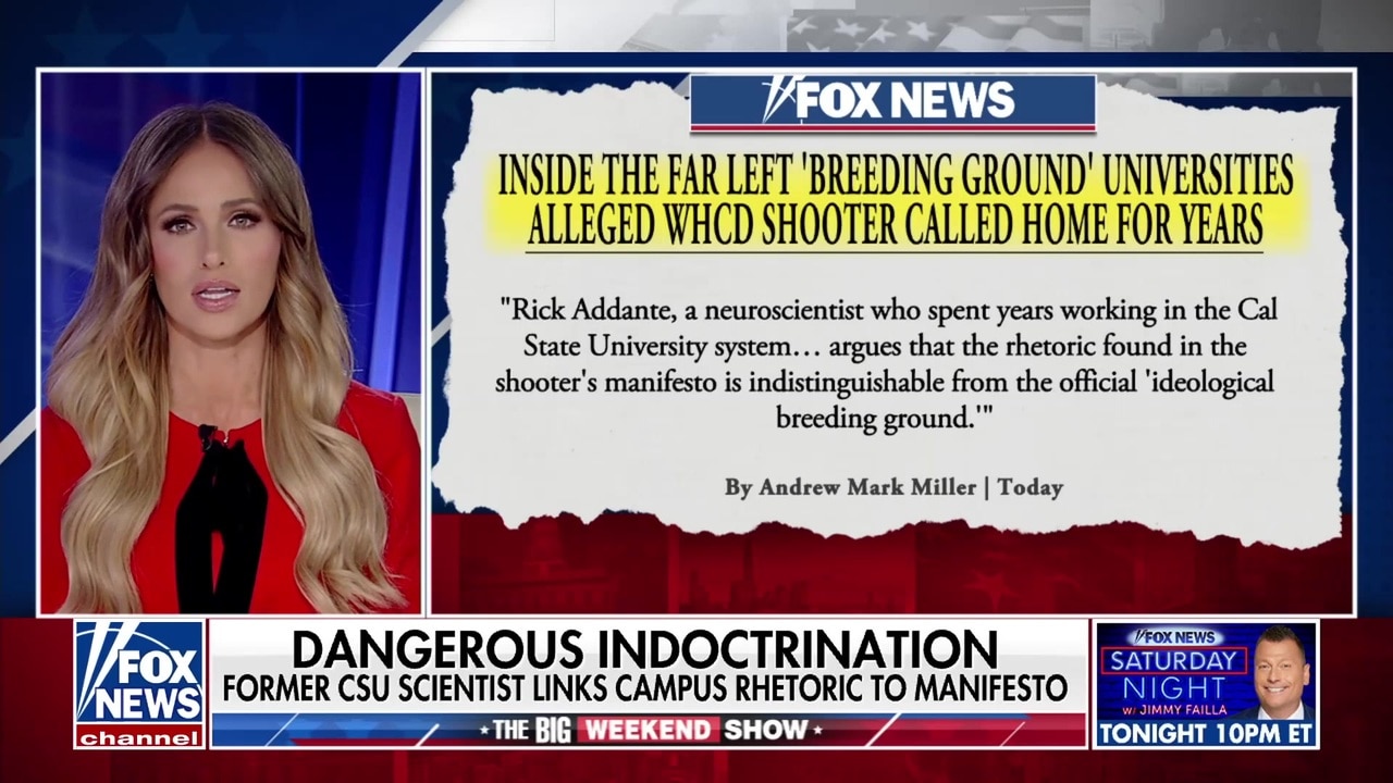 WHCA Dinner suspect’s manifesto linked to college campus rhetoric