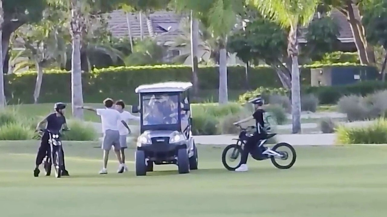 SEE IT: Cops hunt teens caught tearing up golf course greens in wild ride