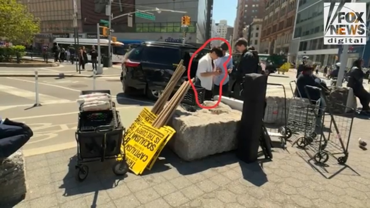 Organizing director of People's Forum, funded by pro-China tycoon Neville Roy Singham, directs May Day streets protests in NYC