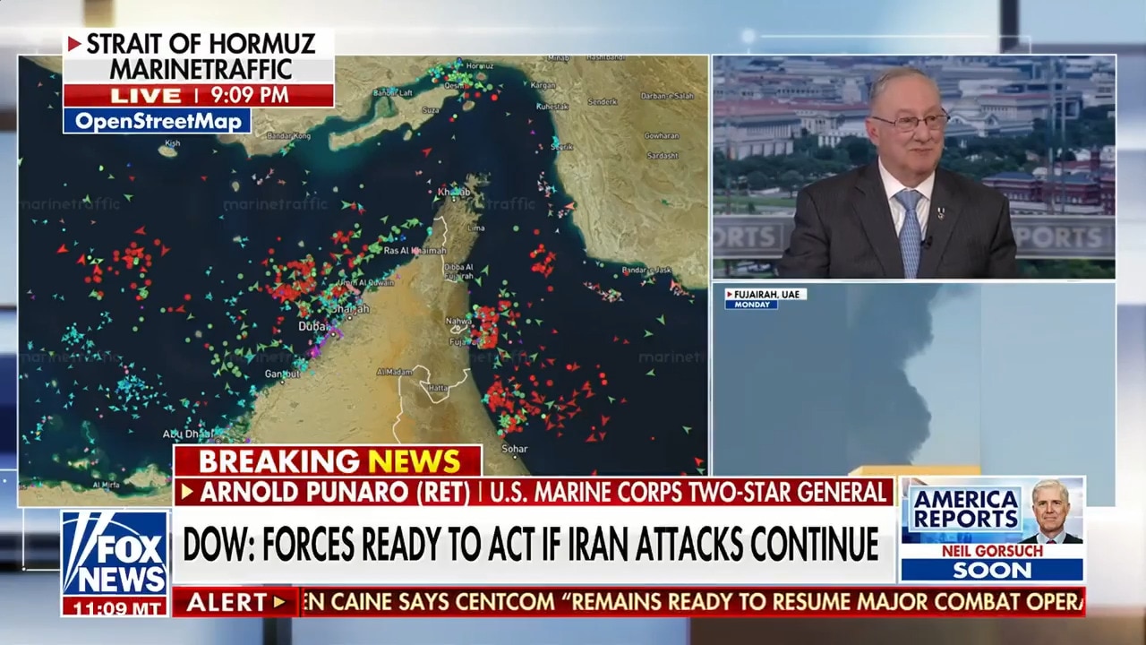 Gen Arnold Punaro on US response to Iran's threats in Strait of Hormuz