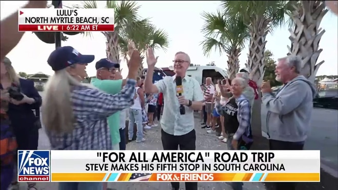 Steve Doocy rolls into North Myrtle Beach, SC
