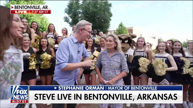 Steve Doocy explores Bentonville, Arkansas, the 'Mountain Bike Capital of the World'