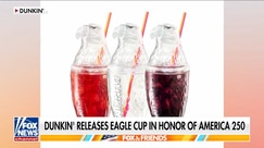 Dunkin's eagle cup soars into stores for America 250