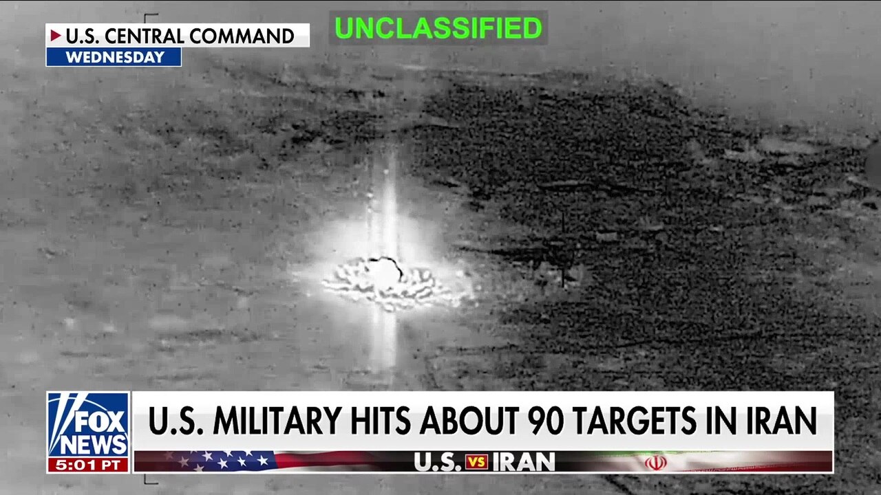 Watch US launches second night of airstrikes on Iran as Trump says ...