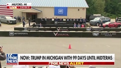 Trump witnesses vehicle demonstration at General Motors facility