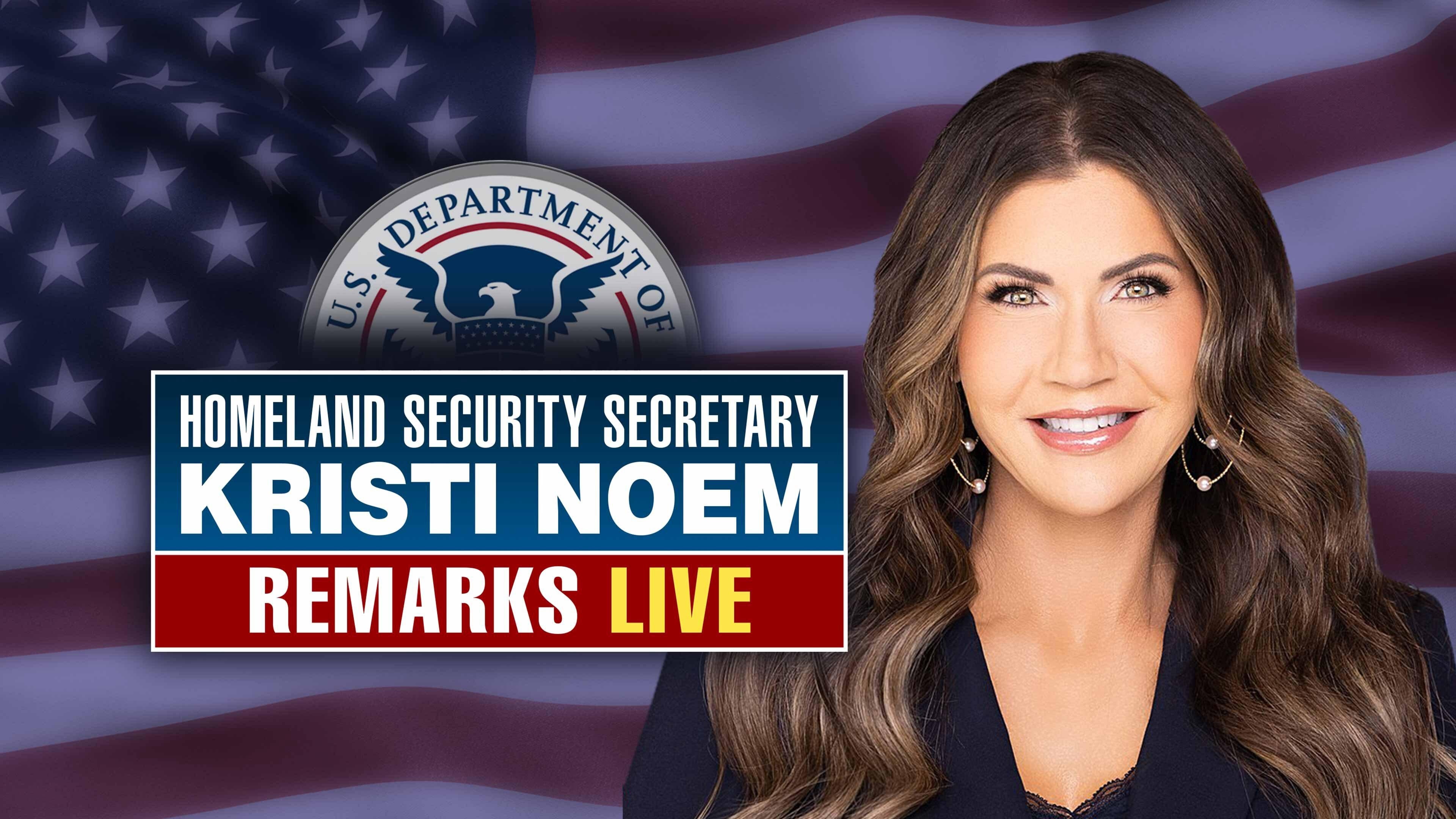Homeland Security Secretary Kristi Noem Remarks - (3/5) Noem Speaks After Replacement Announcement