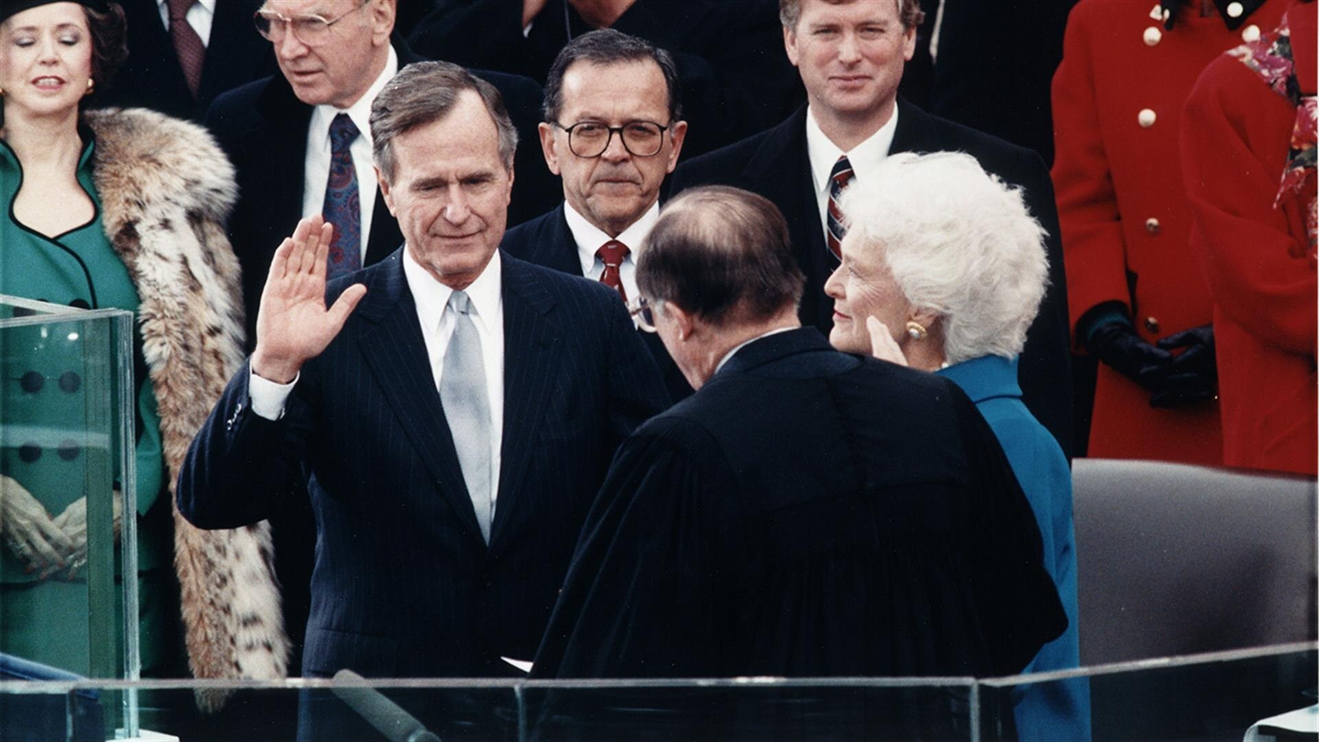 The Life and Times of President George H. W. Bush - The Inauguration of the 41st President of the United States