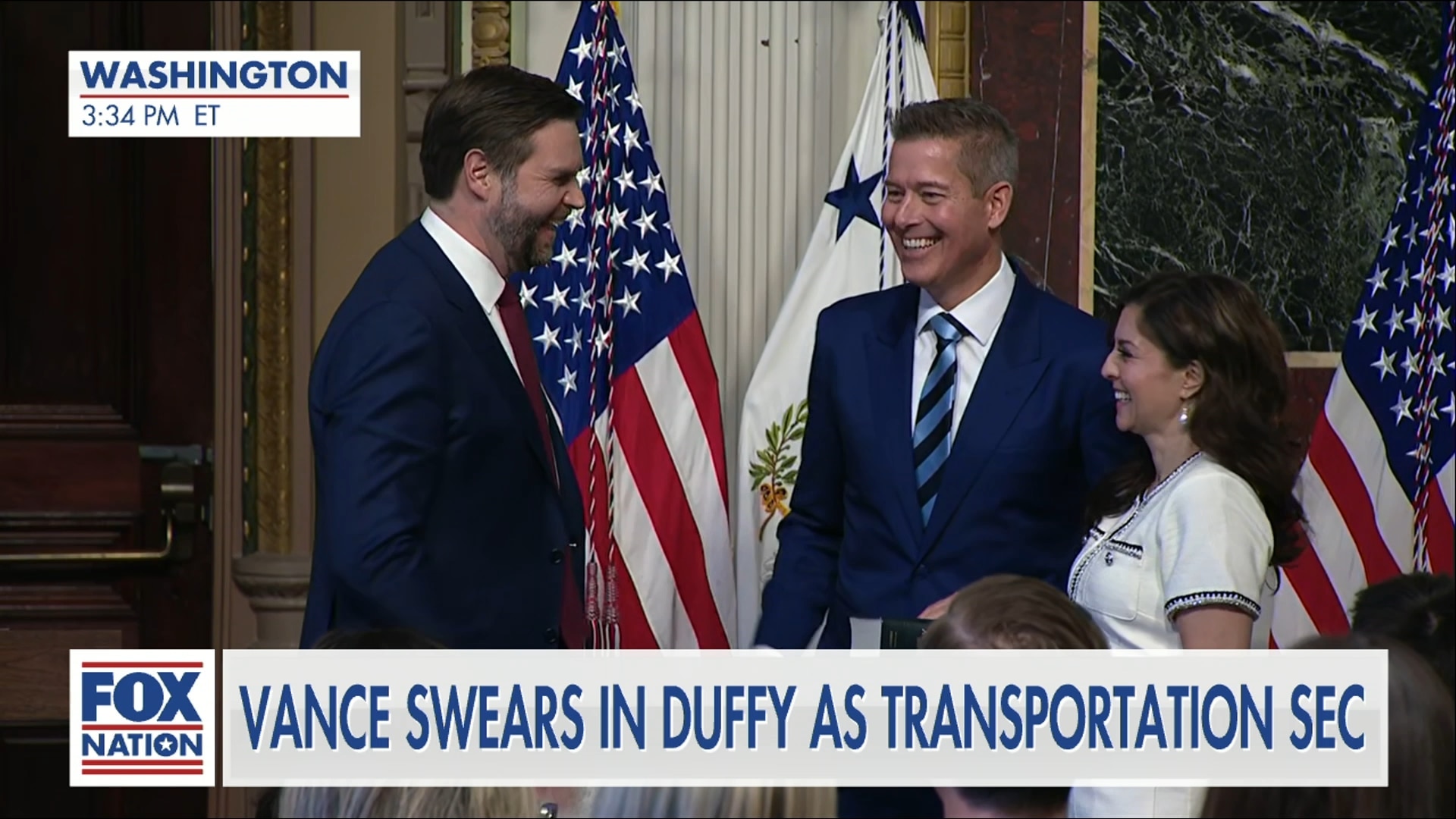 Sean Duffy Sworn in as Secretary of Transportation