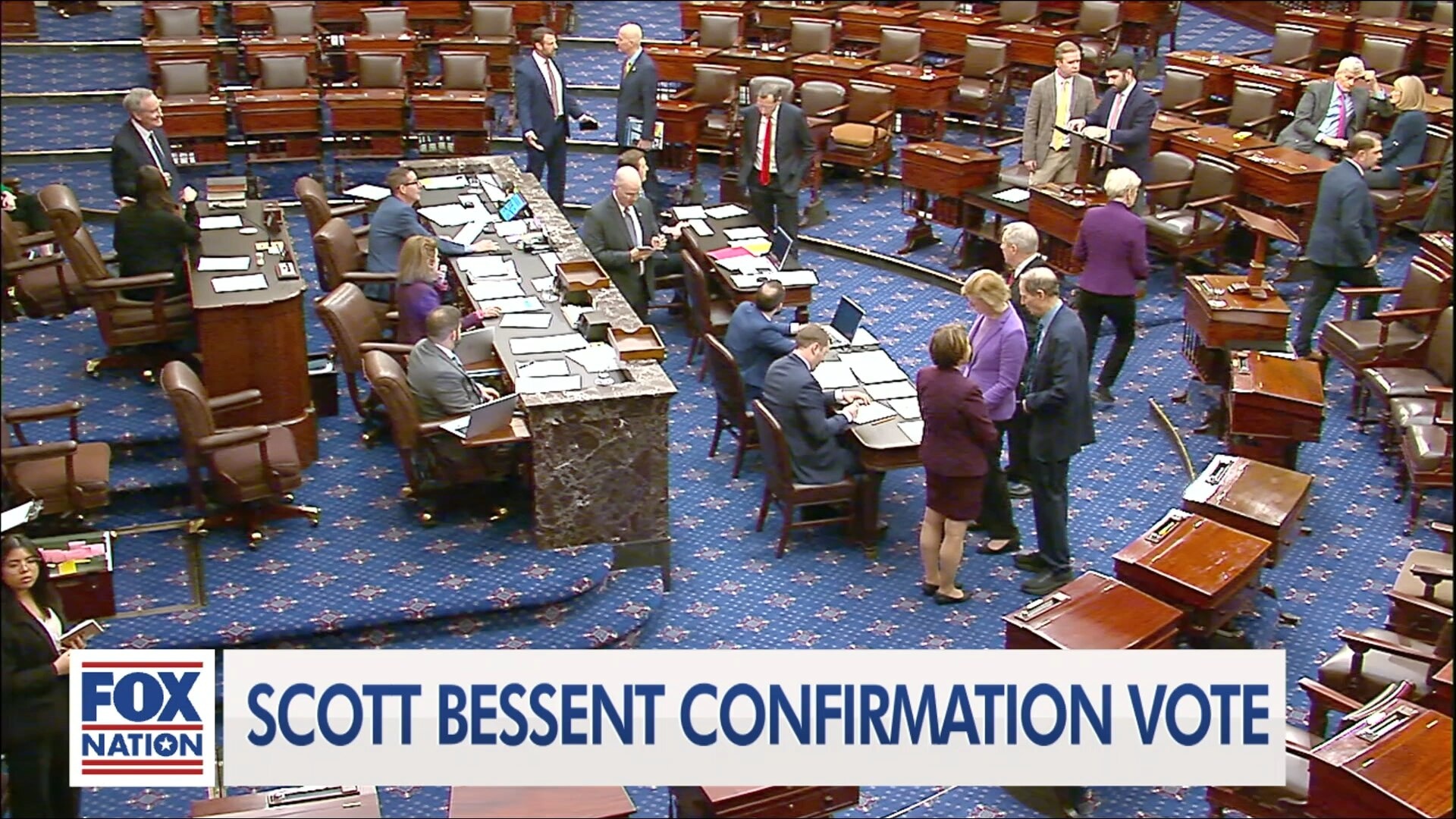 Confirmation Vote: Scott Bessent, Treasury Sec