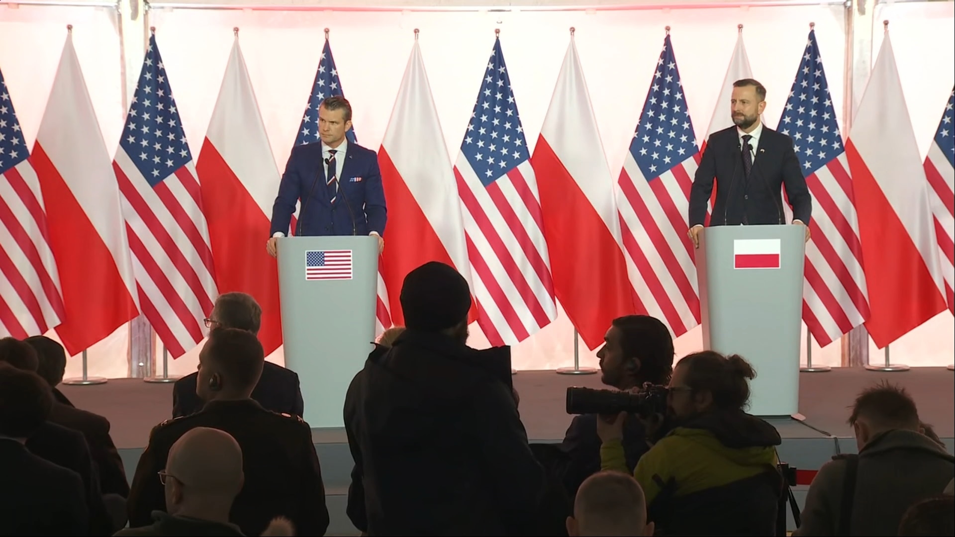 Hegseth Meets with Poland's Defense Minister