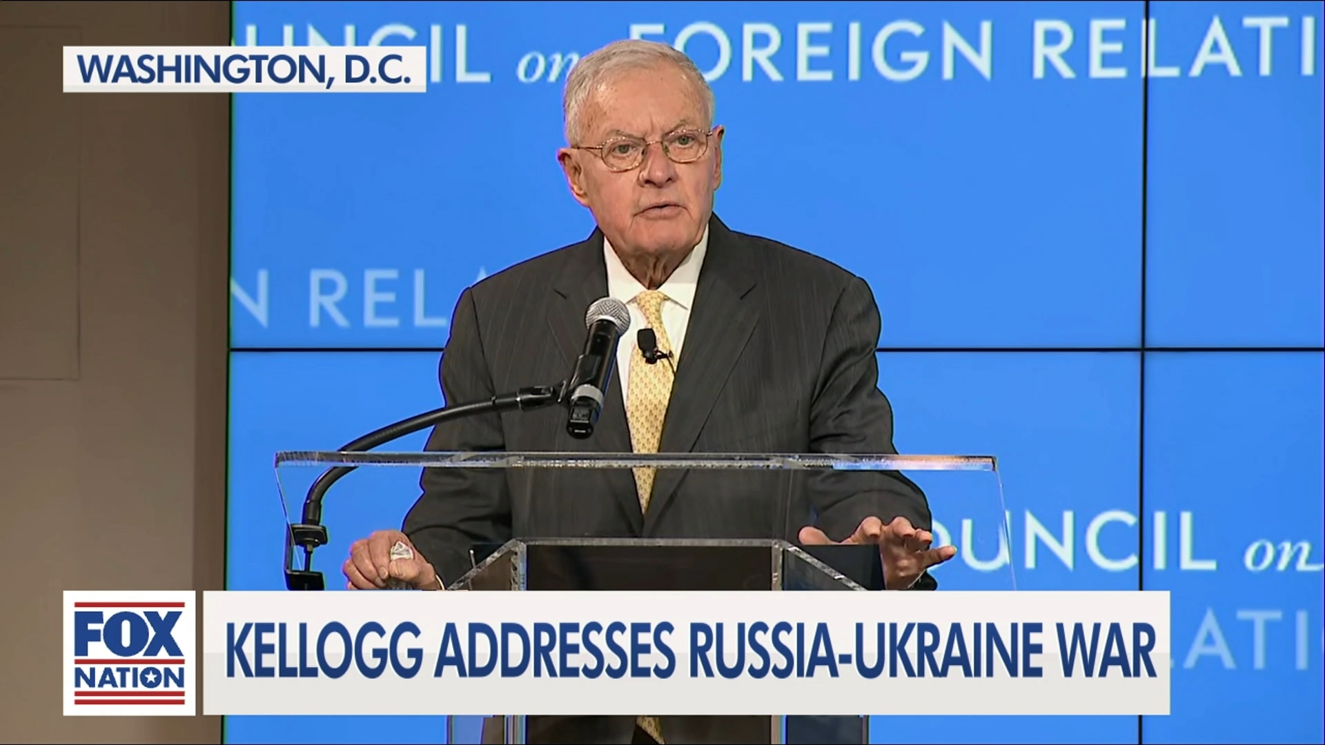 (3/6) Keith Kellogg: State of War Remarks