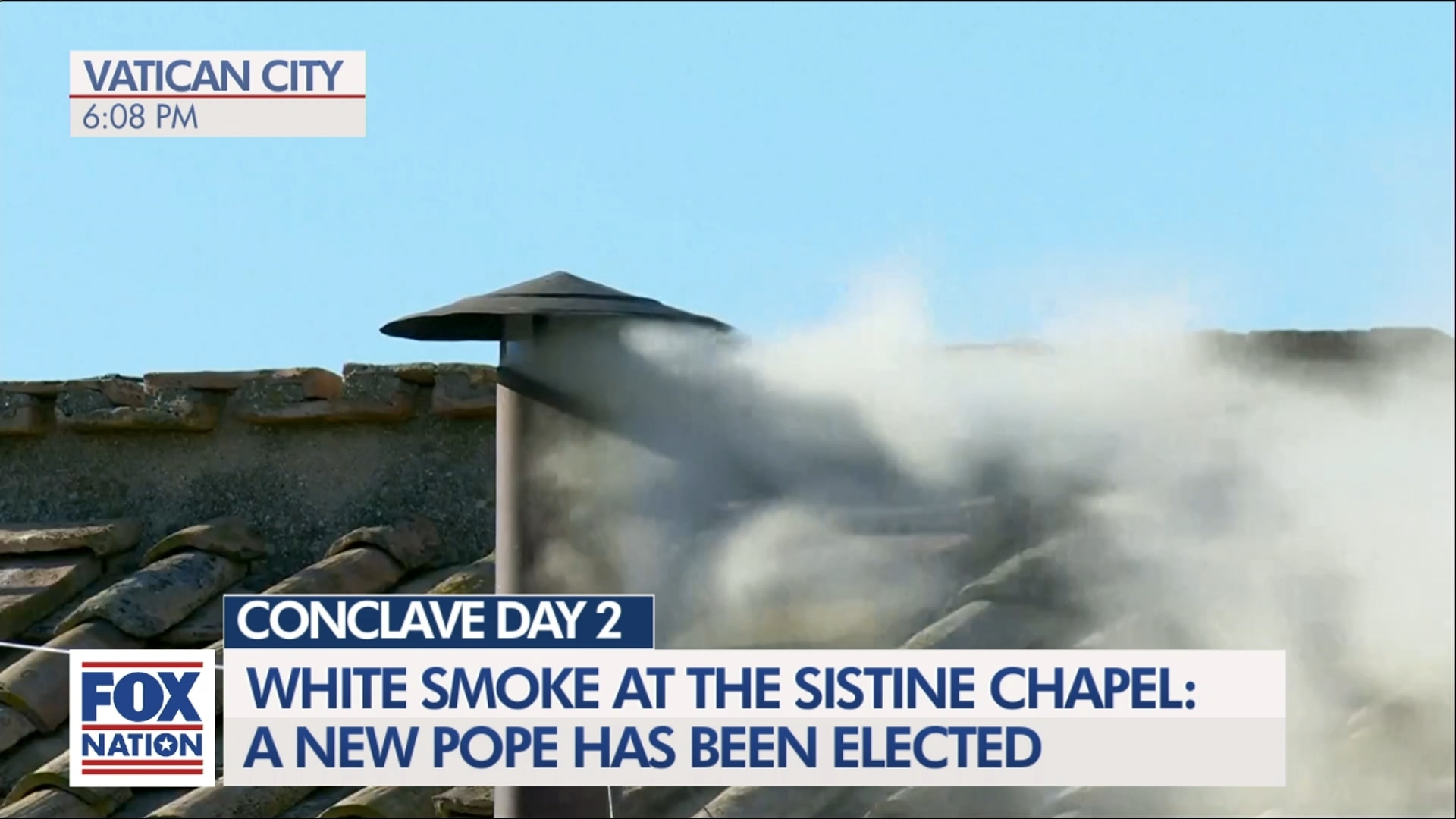 White Smoke Signals New Pope