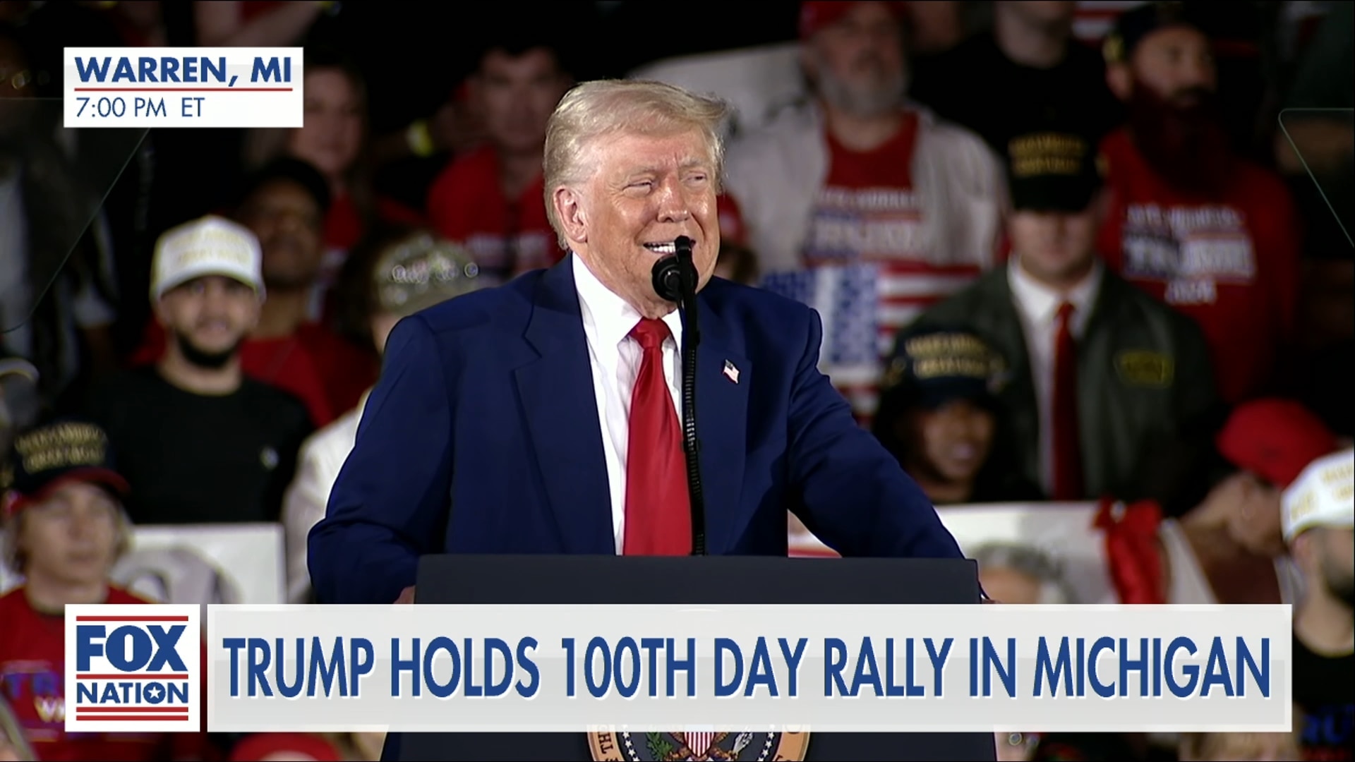 (4/29) Trump Holds First 100 Days Rally