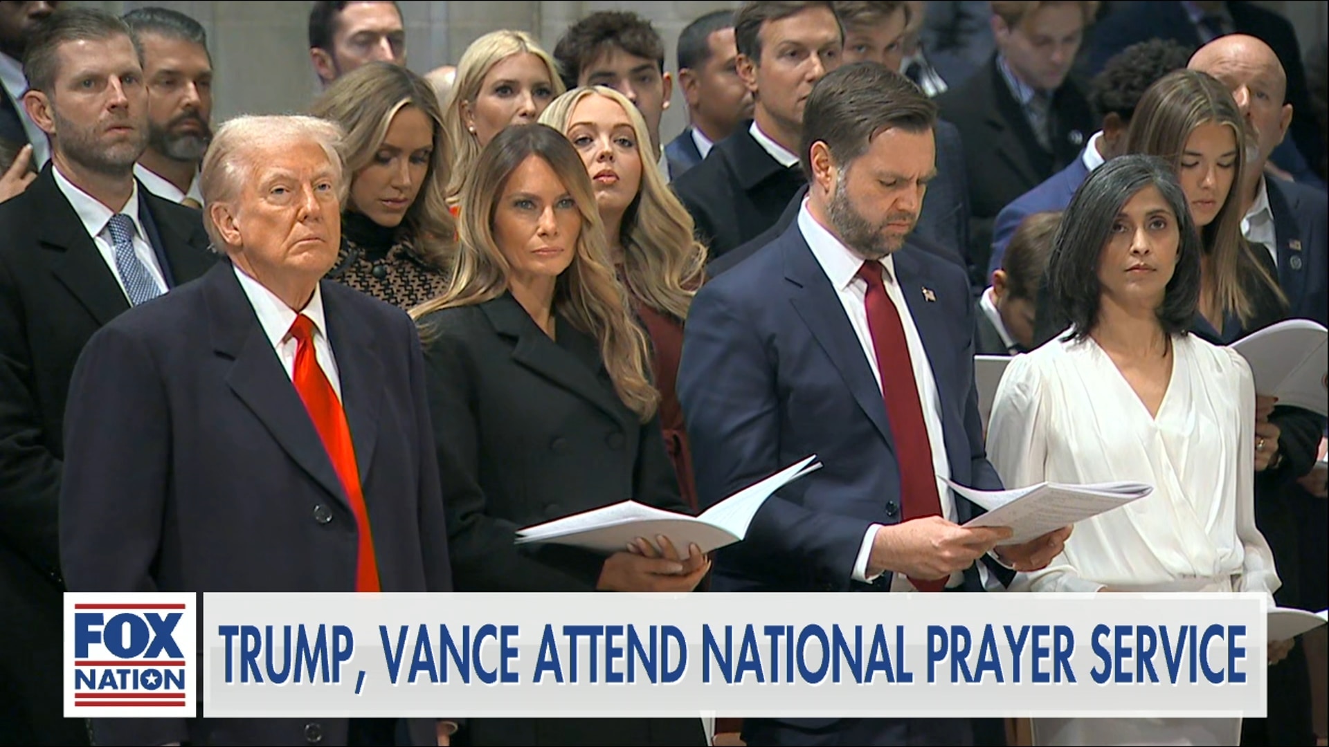 Trump Attends 30th Annual National Prayer Service