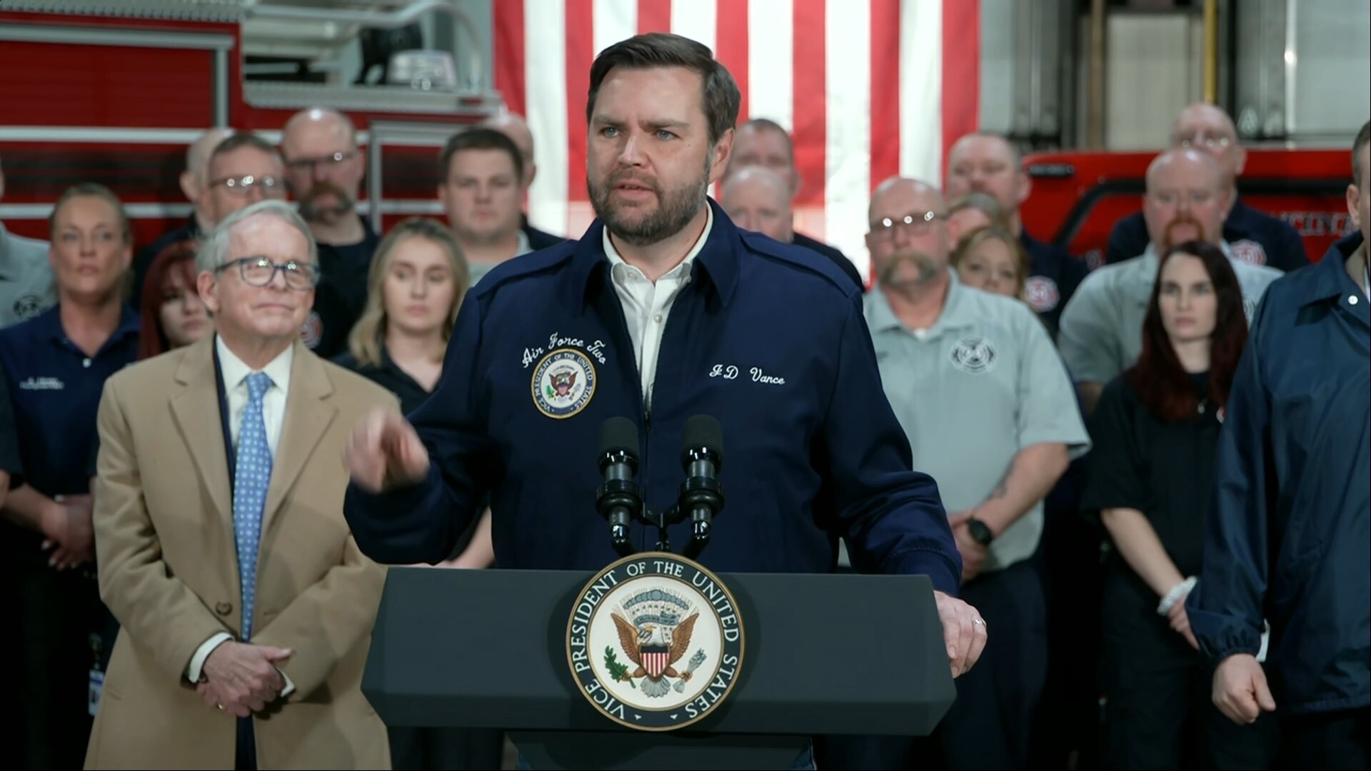 Vice President Vance Visits Derailment Site