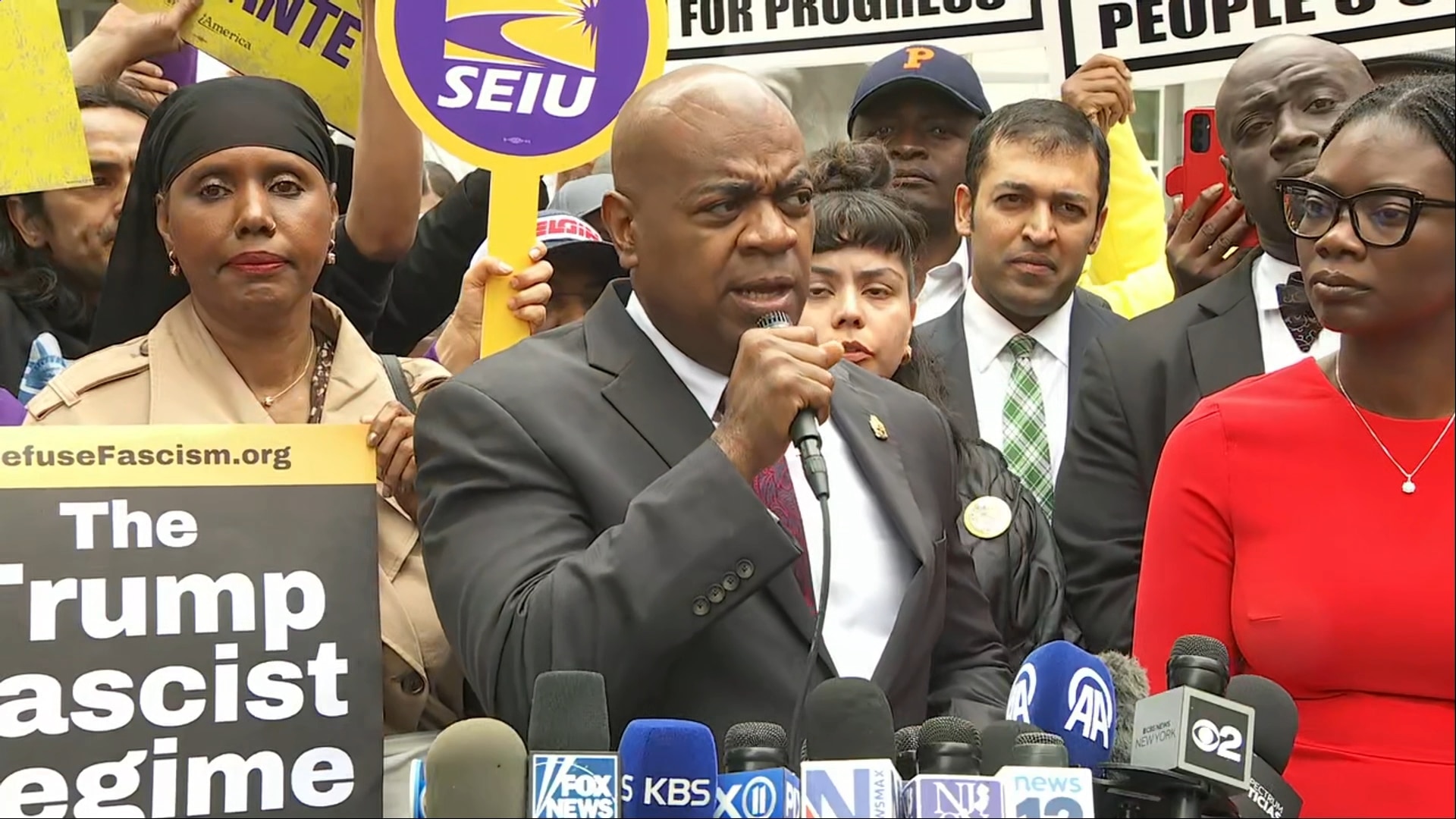 Newark Mayor Ras Baraka Speaks After Court Hearing