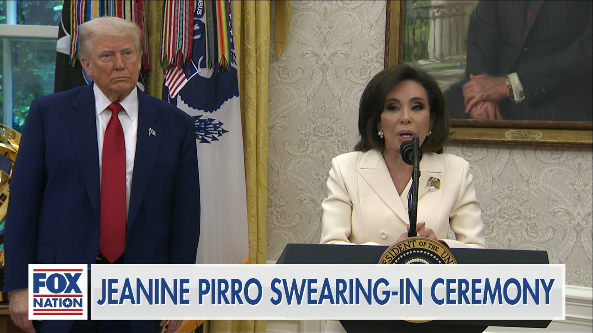 (5/28) Trump Swears In Jeanine Pirro