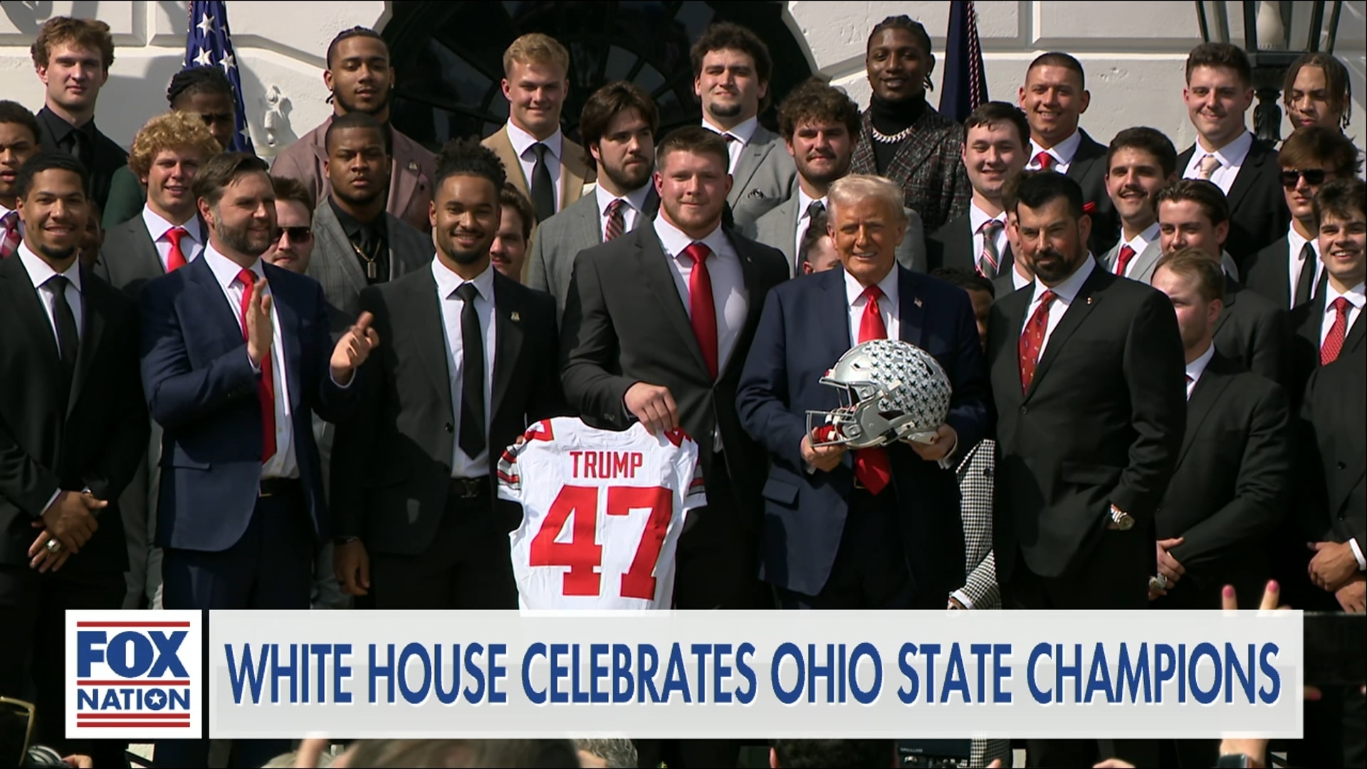 (4/14) Trump Welcomes Ohio State Champions to WH