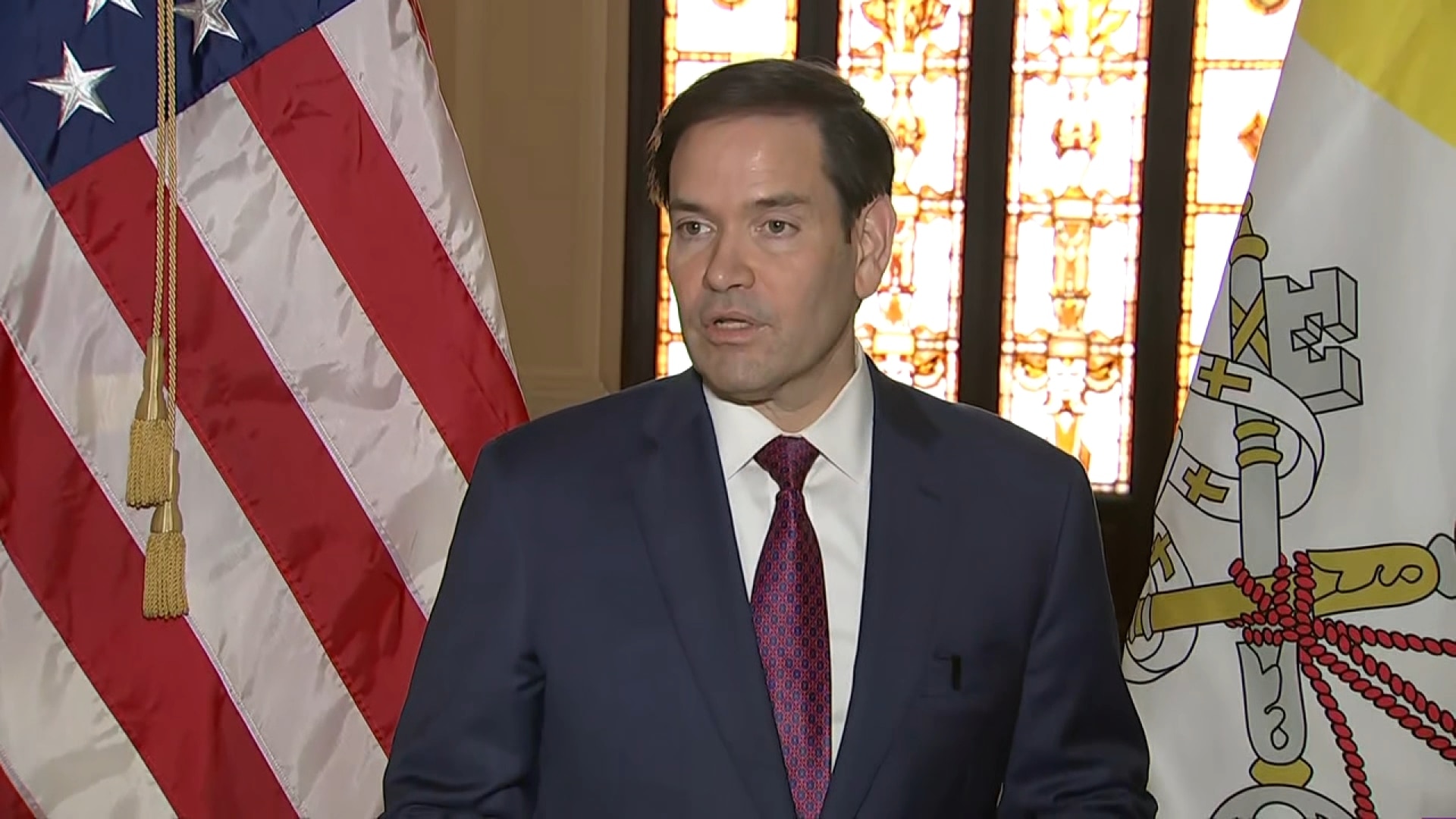 (5/17) Rubio Takes Questions During Vatican Visit