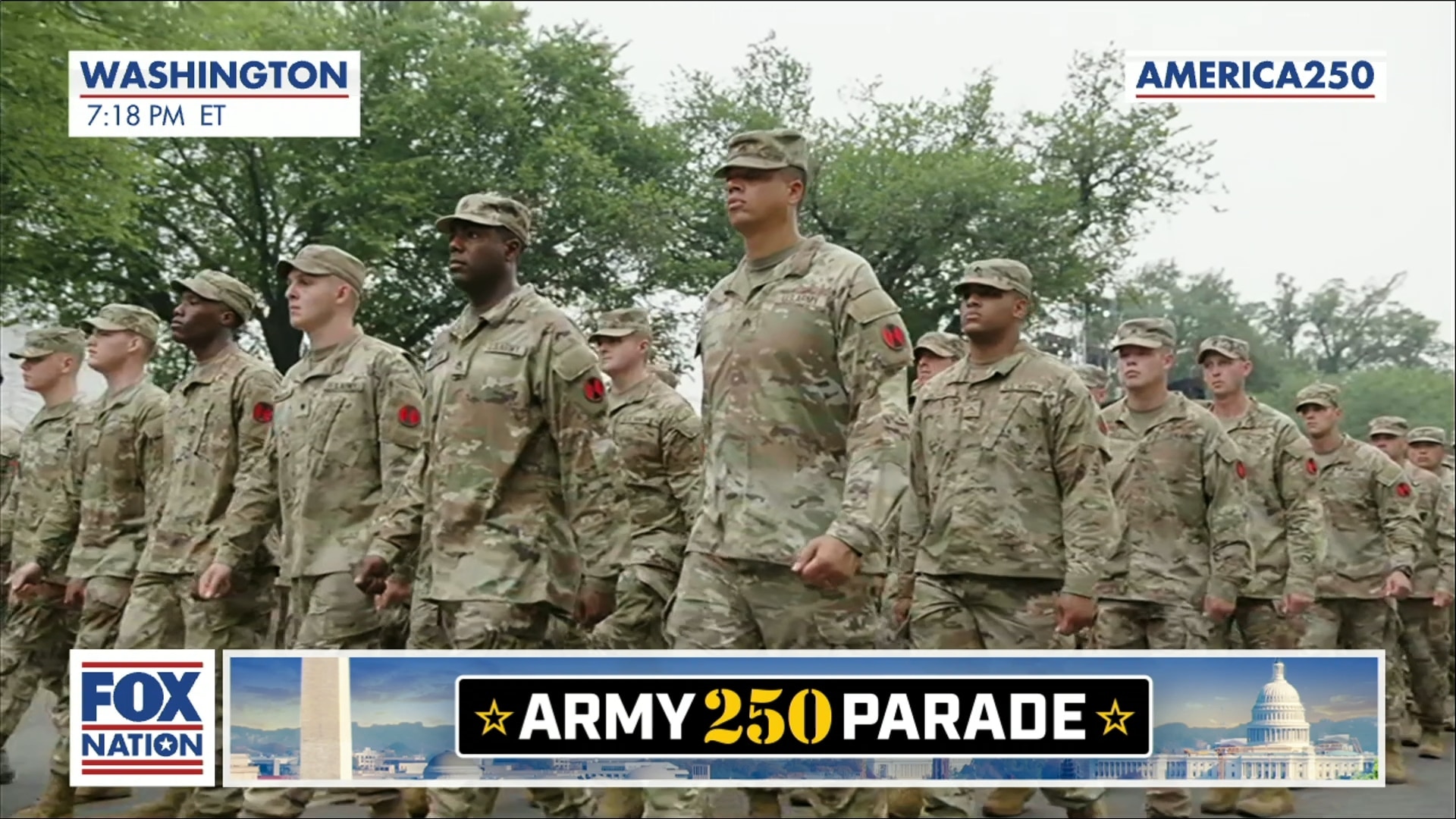 Army 250 Parade