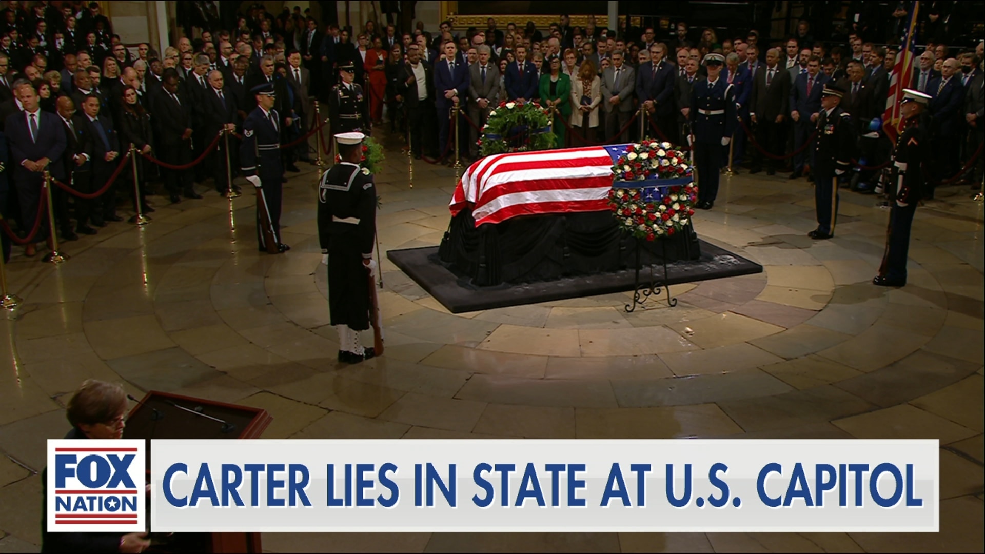 Carter Lies in State at U.S. Capitol