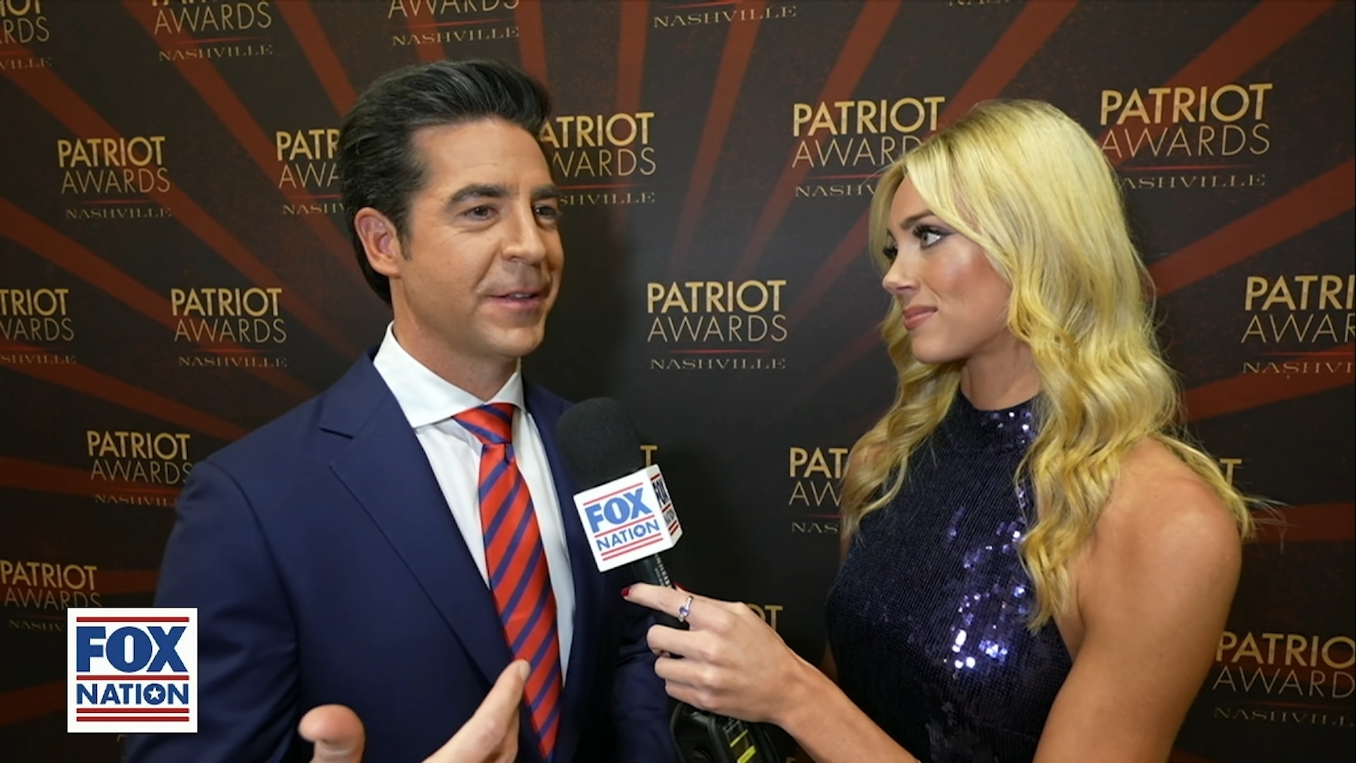 Fox Nation Patriot Awards 2023 - Behind the Scenes With Jesse Watters