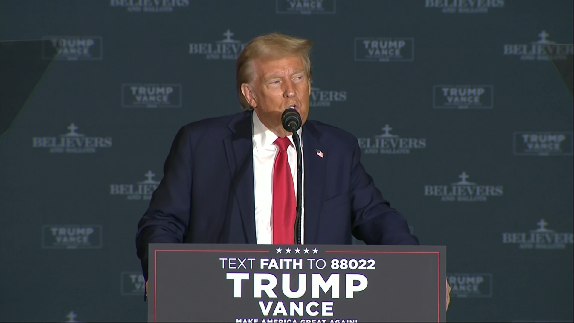 Trump Headlines Faith Leaders Meeting