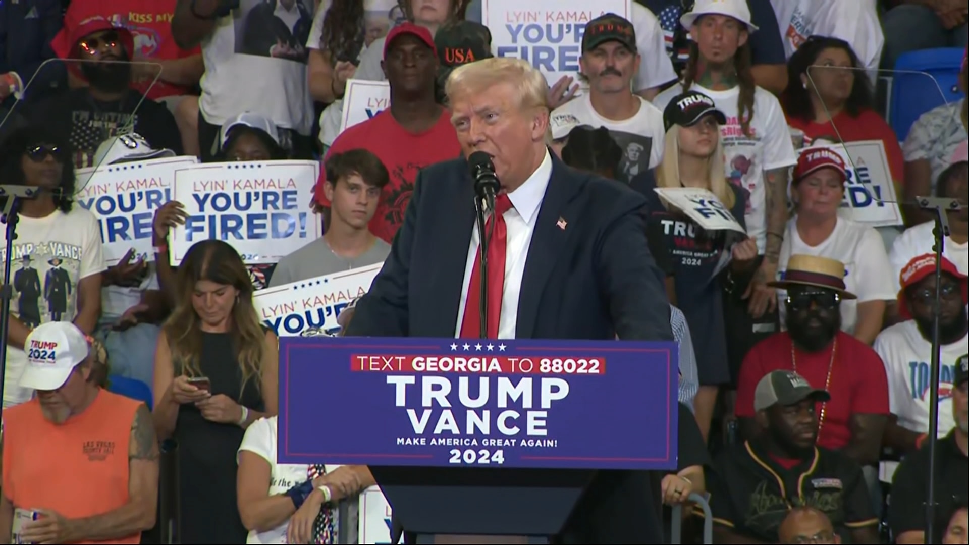 Trump and Vance: Atlanta, GA