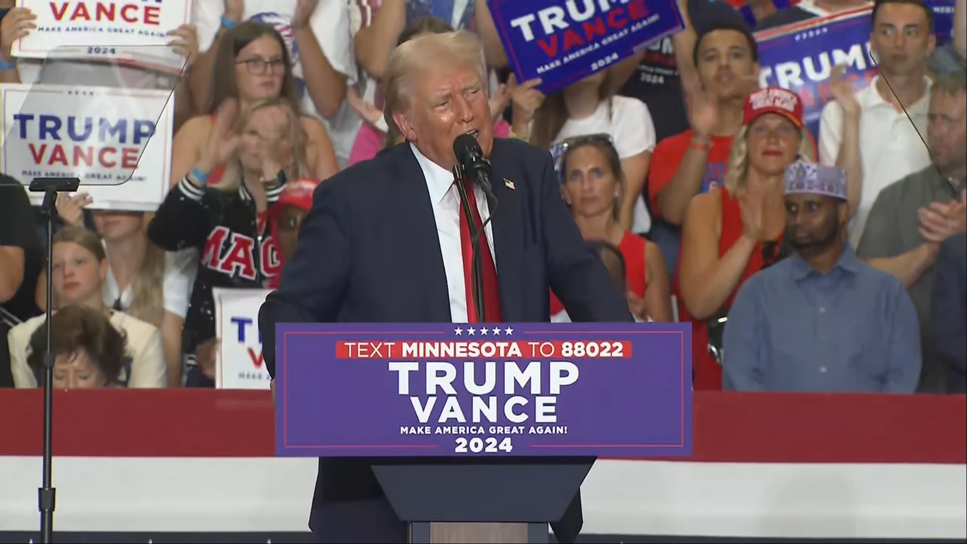 Trump-Vance Rally: St. Cloud, MN