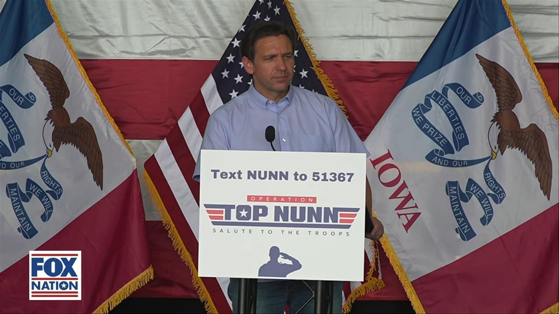 Ron DeSantis: Des Moines, IA