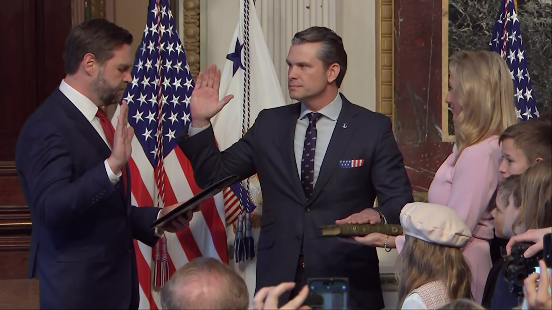 Pete Hegseth Sworn in as Secretary of Defense