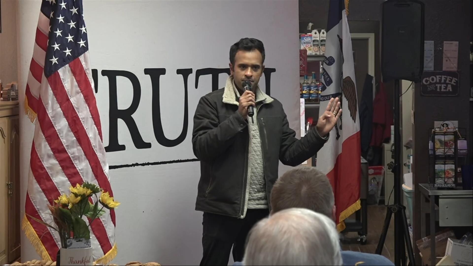 Vivek Ramaswamy: Marengo, IA