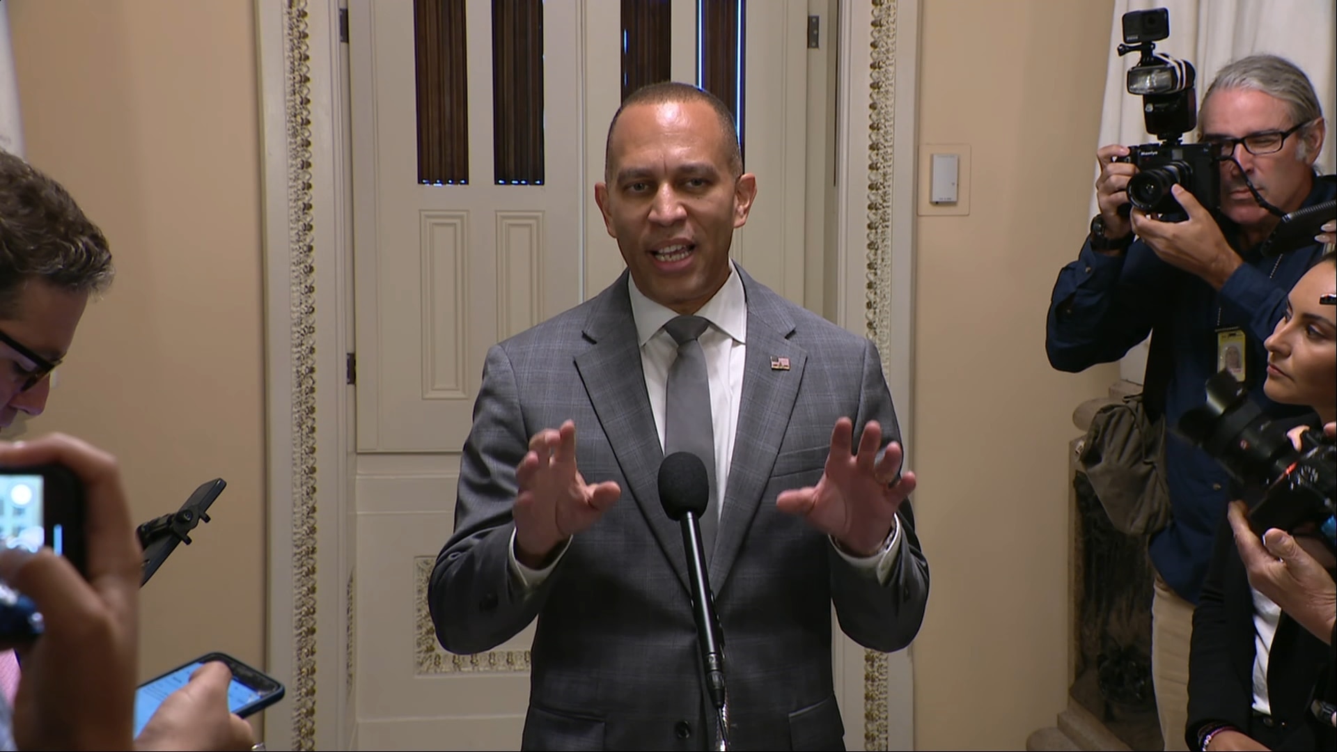 House Minority Leader Addresses Biden's Exit