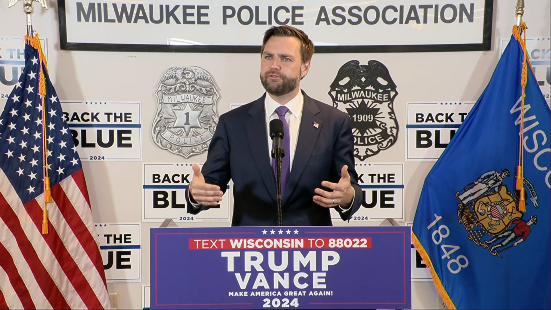 JD Vance: Milwaukee, Wisconsin