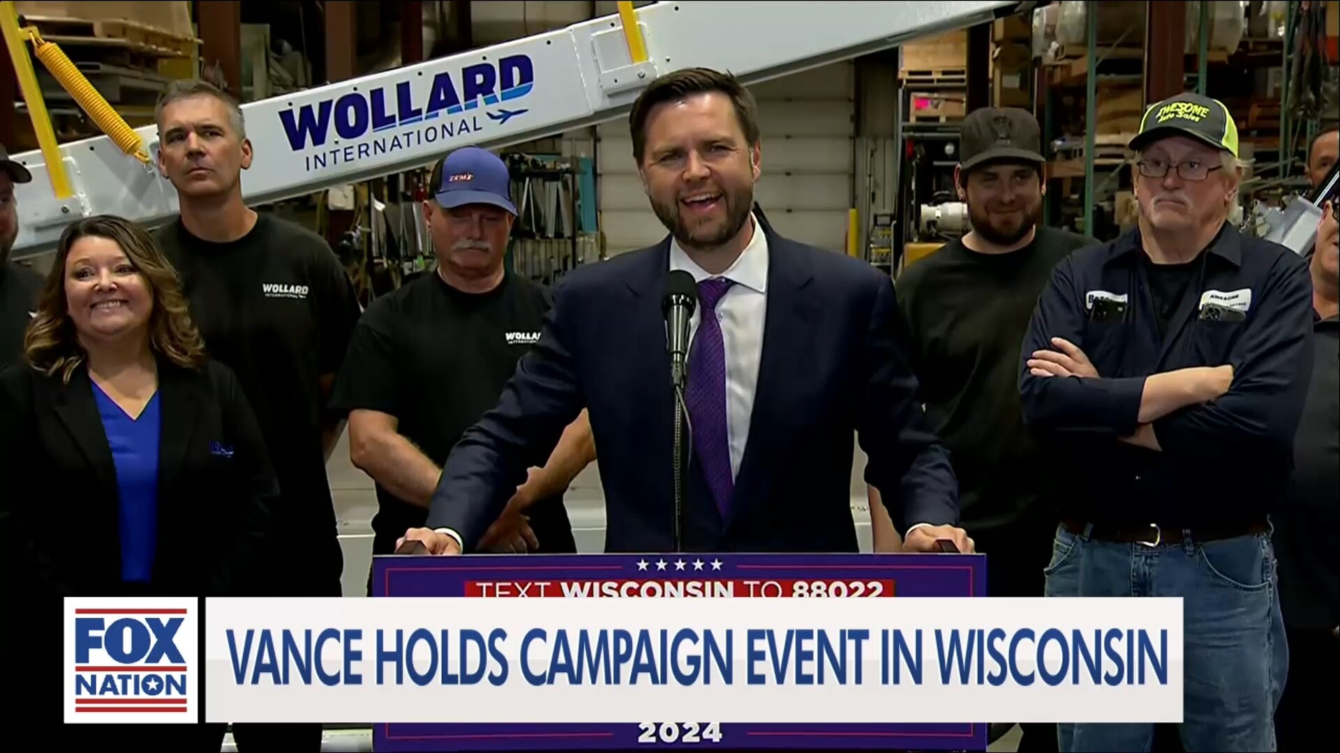 JD Vance: Eau Claire, WI