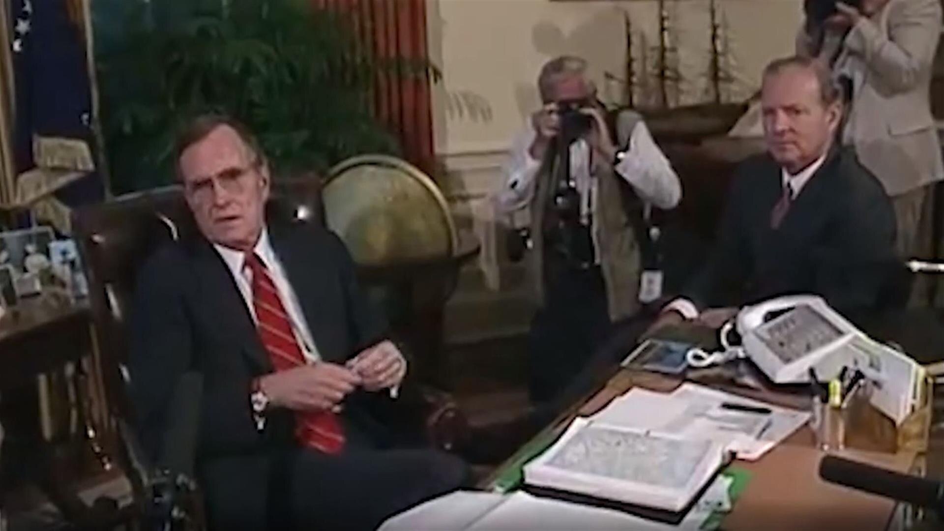 The Life and Times of President George H. W. Bush - Press Briefing on the Fall of the Berlin Wall
