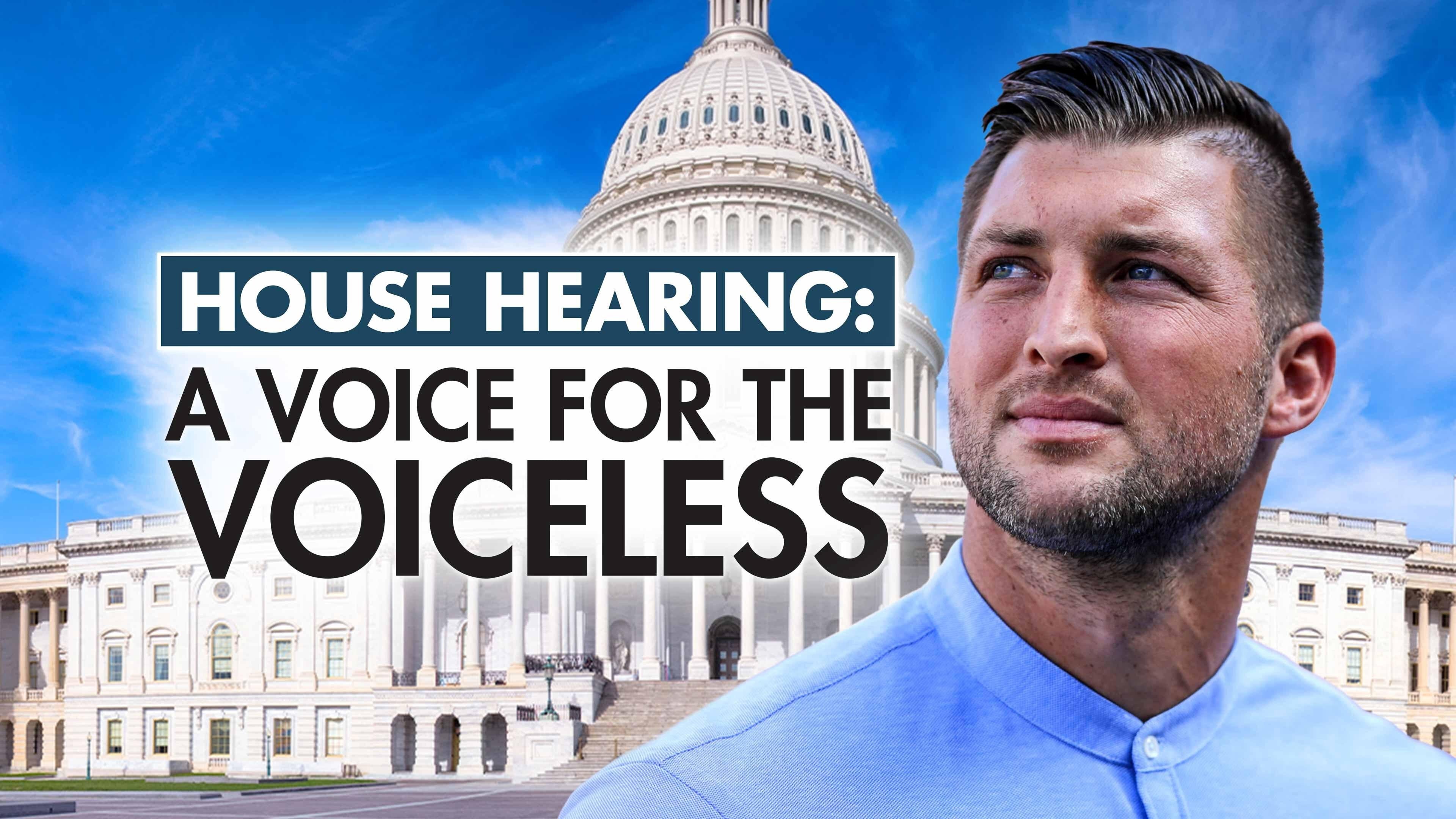 Tim Tebow Testifies